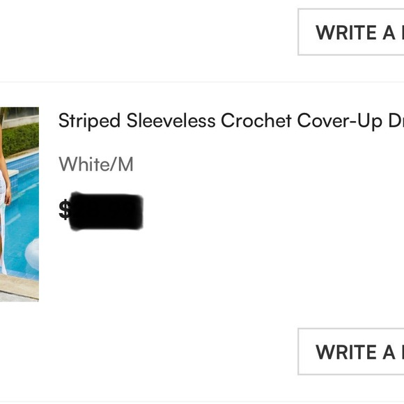 NWOT Cupshe Multicolor Knit Swim Cover-Up - Picture 3 of 3